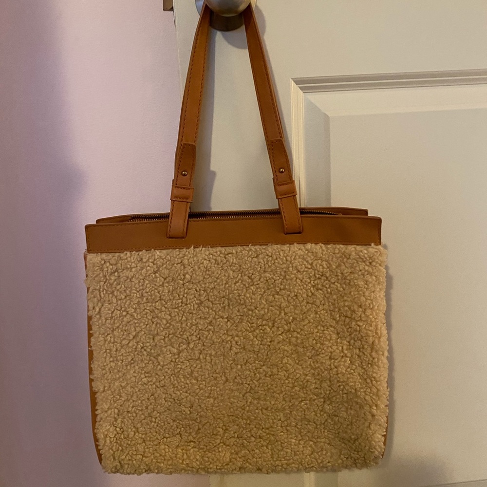 Wool sided purse